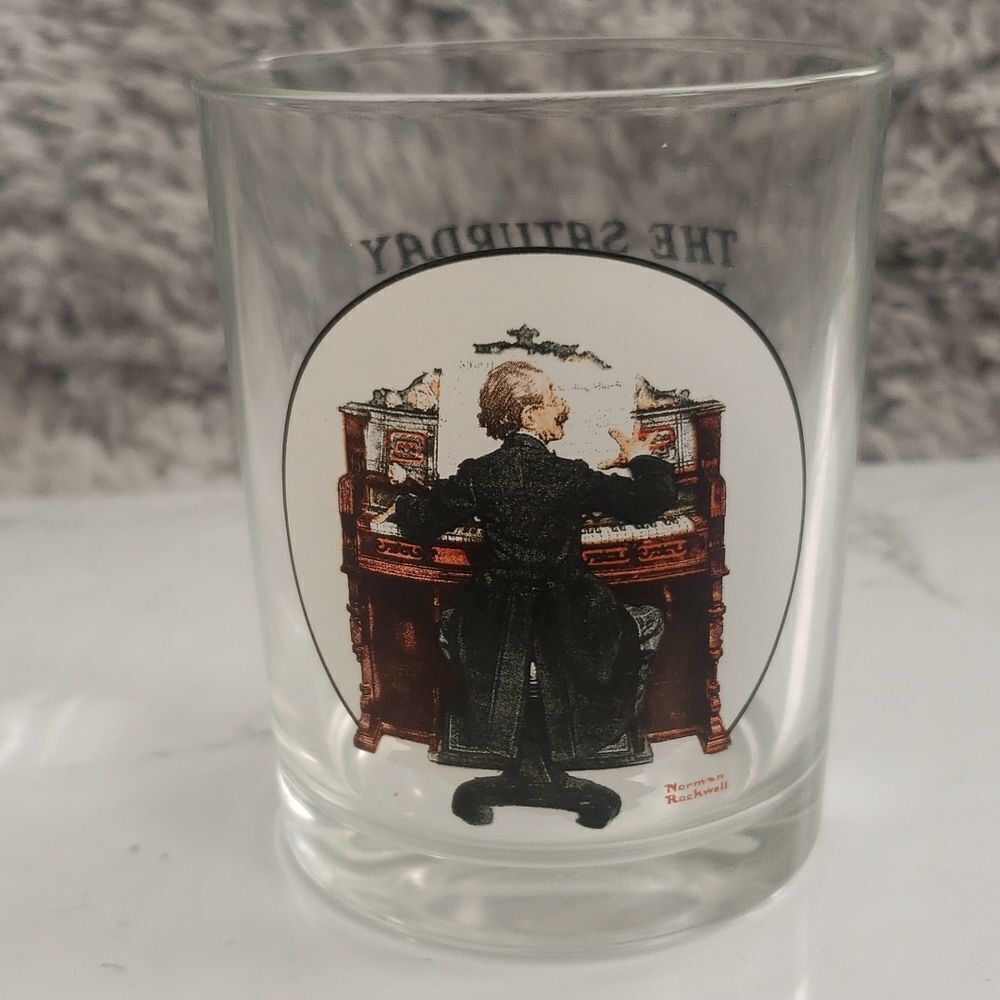 NORMAN ROCKWELL- The Saturday Evening Post Vintage Glasswear Collection